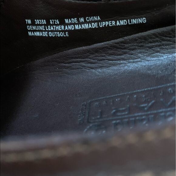 Timberland Brown Leather Smart Comfort System Driving Mules Women's Size 7M - Picture 8 of 9